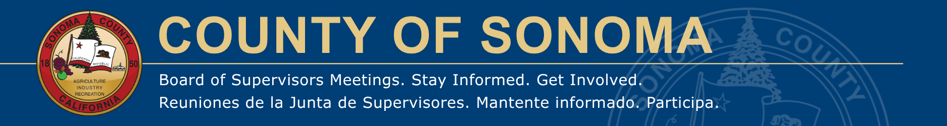 Sonoma County Banner